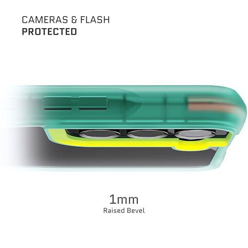 Image of Ghostek Covert Premium Samsung S22+ 5G Phone Case Clear Shockproof Protective Cover Lightweight Transparent Design Hard Tough Designed for 2022 Samsung Galaxy S22+ 5G (6.6 Inch) (Teal)