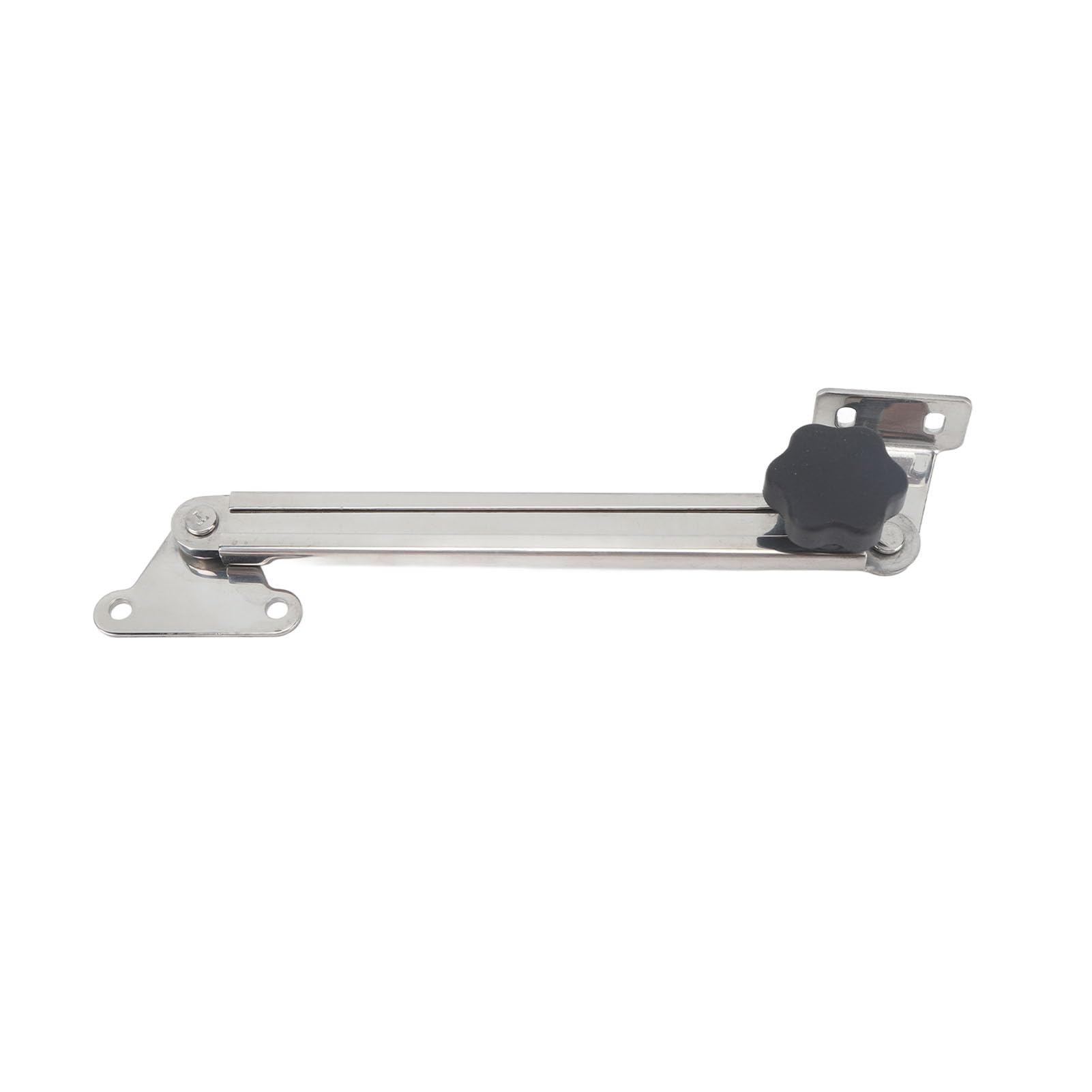 Haofy Lukendeckelstütze 15,2–27,9 cm Verstellbare Edelstahlhalterung mit ABS-Knopfschraube Marine-Lukensicherung für Boote, Yachten, Segelschiffe
