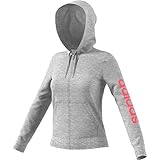 adidas performance kapuzensweatjacke »essentials linear full zip hoodie« Gerippter Saum. adidas Damen W E Lin Fz Hd Sweatshirt, Brgrin/Rosfel, XS