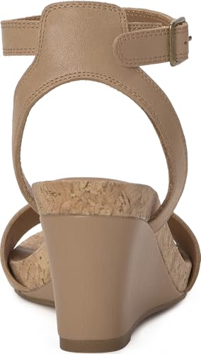 Image of Lucky Brand Lynda Cork Wedge Sandals