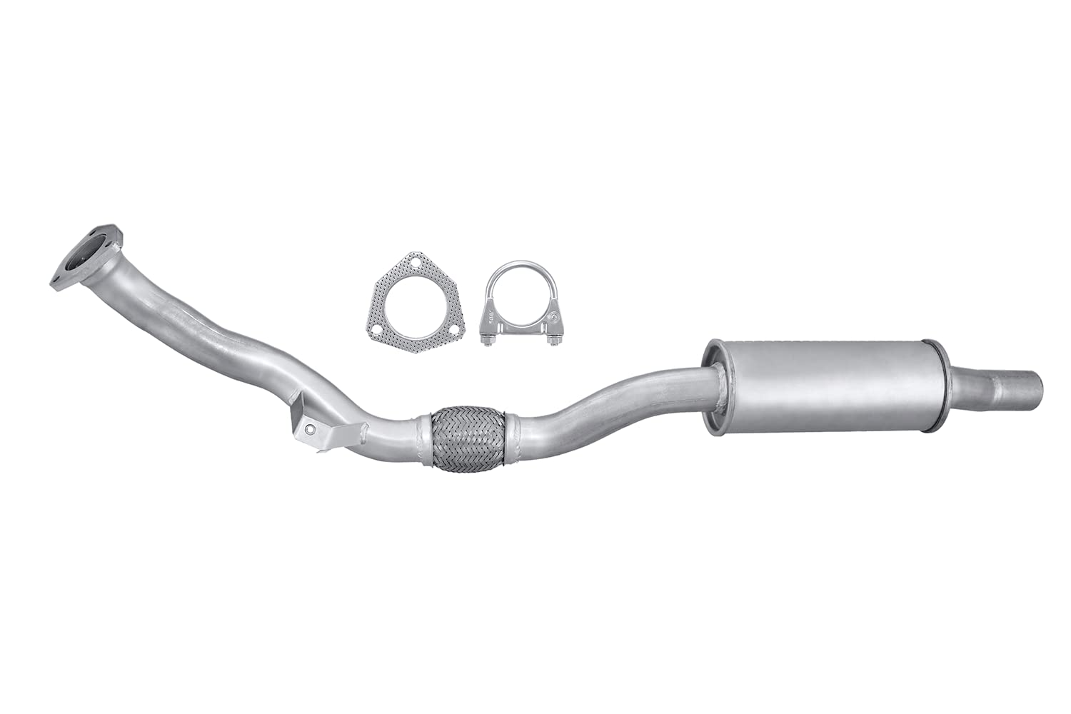 HELLA 8LB 366 022-961 Vorschalldämpfer - Easy2Fit® Kit - vorne - einteilig - Set mit Anbauteilen | 8LB 366 022-961 passend für A4 Passat | 8LB
