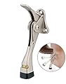 Easy Pedal Kick Down Door Stop Stopper Easy Step Door Kick Doorstop,Premium Quality,Height-Adjustable Rubber Foot,4 Inch