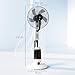 HOMCOM Ventilador Silencioso con Nebulización 90W Imagen de HOMCOM Ventilador Silencioso con Nebulización 90W