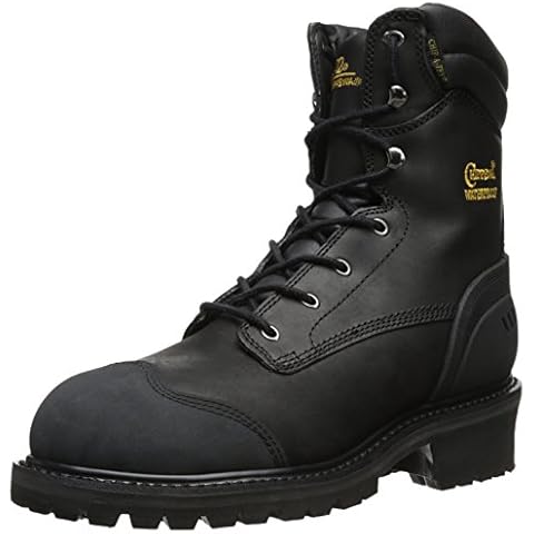 Chippewa Men's 8" Waterproof Insulated Comp Toe EH 55058 Logger Boot,Black,10.5 M US Cover