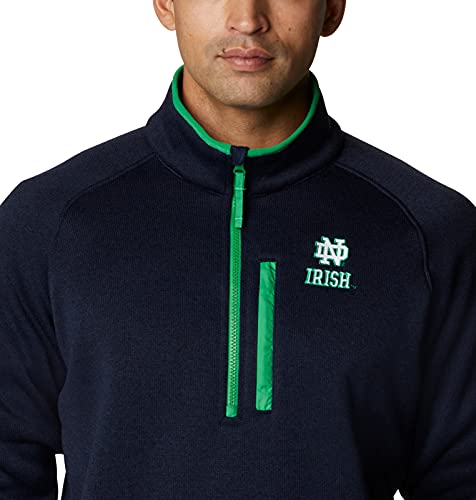 Image of Columbia NCAA mens Collegiate Canyon Point Sweater Fleece Half Zip
