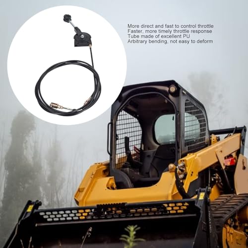 Cable del acelerador de alta resistencia universal de 3,5m para control de motor de excavadora 7
