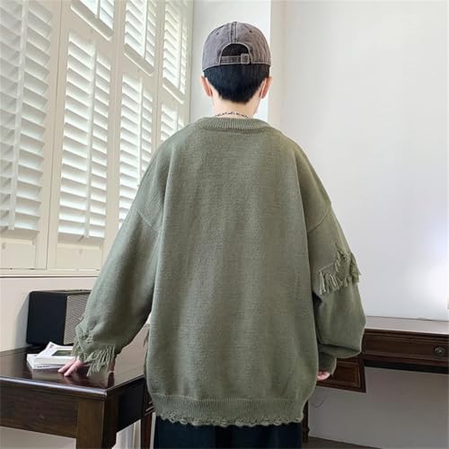Mens Winter Sweaters Korean Soft Warm Cashmere Pullover Solid Color Sweater Casual Knitted Jumpers4