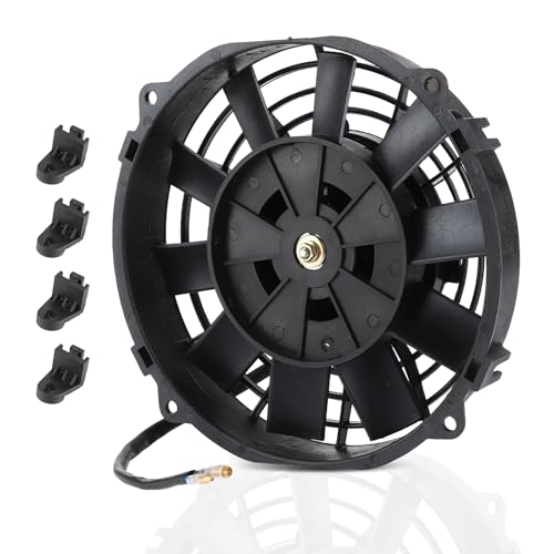 Equlup 8 Zoll Kühlerlüfter 12V 80W