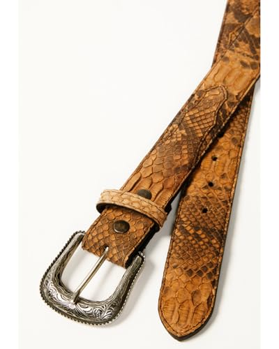 Cody James Men's Exotic Python Belly Belt - CJAHO24BT26-PYTH 382