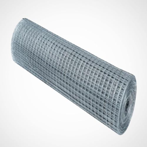 BOBINA MALLA GALV. METÁLICA 13X13-1X25M