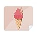 Biscuits Egg Cone Red Ice Cleaning Cloth Screen Cleaner 2pcs Suede Fabric