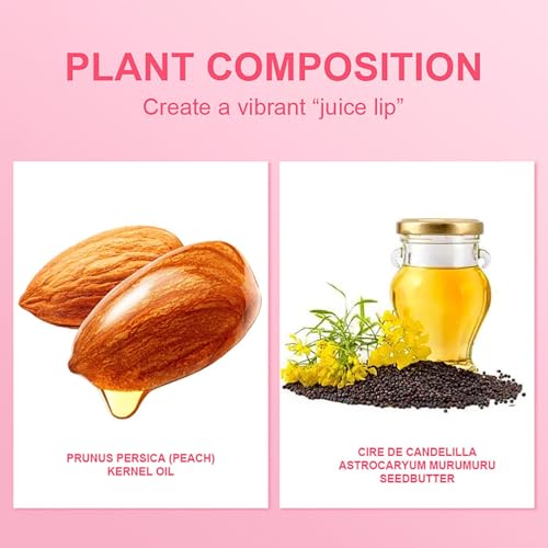 4Pcs Lip Balm Gift Set, Plumping Lip Glow Oil, Fruit-flavored Moisturizing Lip Gloss Lip Oil Set, Jelly Liquid Lipstick Glossy Lip Care for Dry Lips, Lip Tinted Oil Color for Teen Girls - Image 6