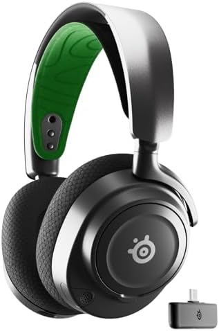 SteelSeries Arctis Nova 7X Wireless Multi-Platform Gaming Headset PS5, PC, Mobile, Magnetic Neodymium Drivers, 2.4 GHz + Mixable Bluetooth, 38 H Battery Life, ClearCast Gen 2 AI-Mik