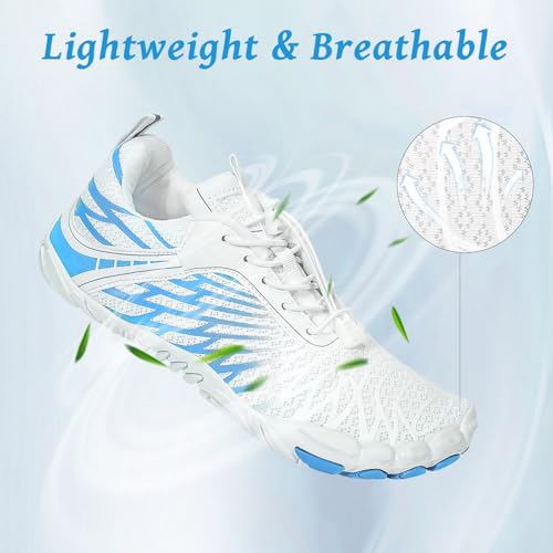 Image of Hike Footwear Barefoot Shoes, Pro Barefoot Shoes Women Men, Athletic Hiking Shoes, Minimalist Water Shoes Breathable Quick Dry Zero Drop Trail Running Shoes with Non-Slip Sole & Wide Toe Box