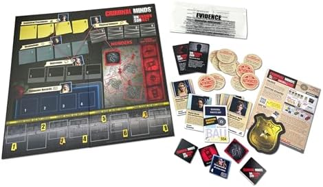 Criminal Minds Unknown Subject - Unsub - Fast-Paced Social Deduction Game - Play as Characters from The Hit Show - Ages 14+ - 5–8 Players