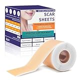 Parches Cicatrizantes, Parches de Silicona para Cicatrices 4cmx150cm Hojas de Silicona para Cicatrices Tiritas Cicatrizantes, Reduce y Previene Scar Hipertróficas o Queloides, No Médico Use