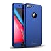 iPhone 7 Plus Case,Rebex & Ipaky All-around Protective Cover [Thin Fit] [Anti-Scratch] Dual Layer Hard Case With Tempered Glass Screen Protector For iPhone 7 Plus (Blue)