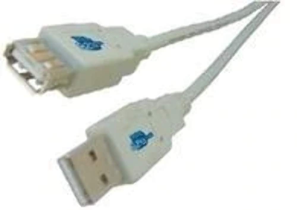 Microconnect USB 2.0 A-A 0.5m M-F cavo USB 0,5 m USB A Grigio