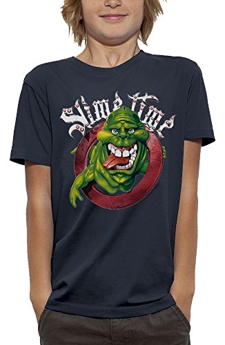 PIXEL EVOLUTION Camiseta Ghostbusters LOS Cazafantasmas Niño - tamaño 12/14 años - Azul Marino