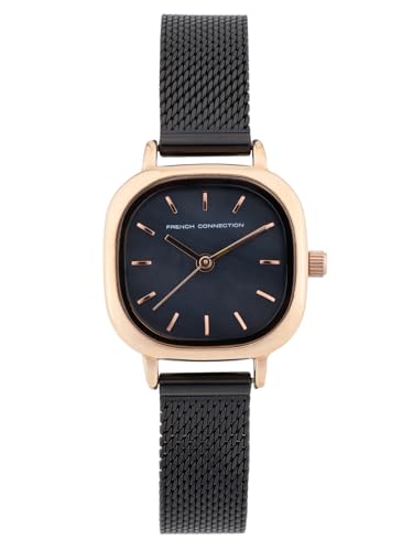 French Connection Analog Black Dial Womens Watch-FCU2BM (B0D78MND7Z) Amazon Price History, Amazon Price Tracker