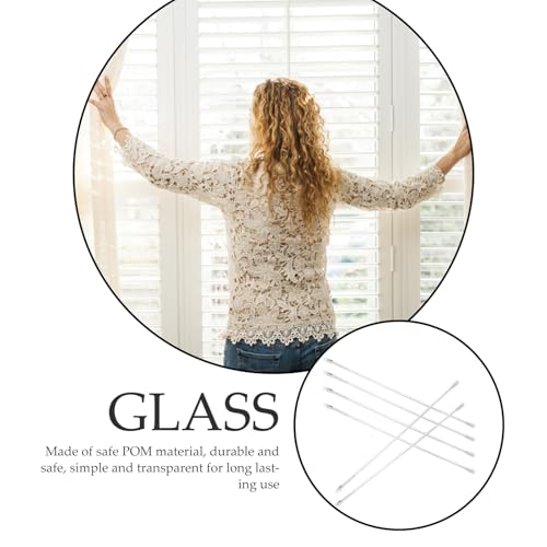 Accesorios para barra de cortina transparente para estores y ventanas de salón 8
