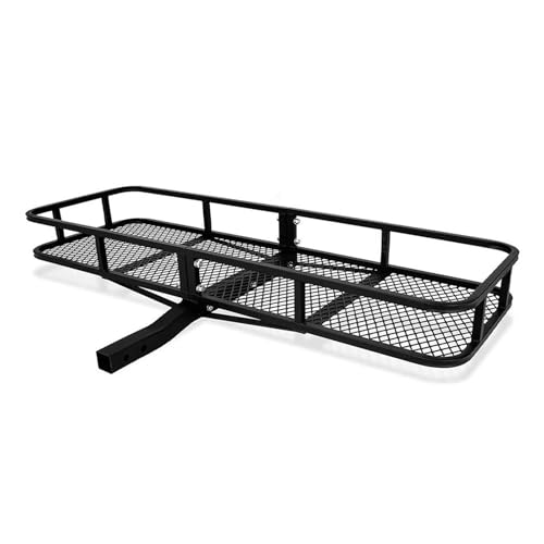 Portaequipajes trasero de coche con enganche cesta de acero coche