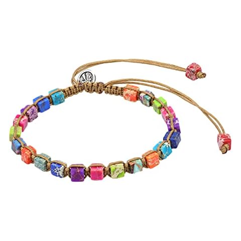 HEALLILY Jaspe Piedra Brazalete de Siete Chakras Cover