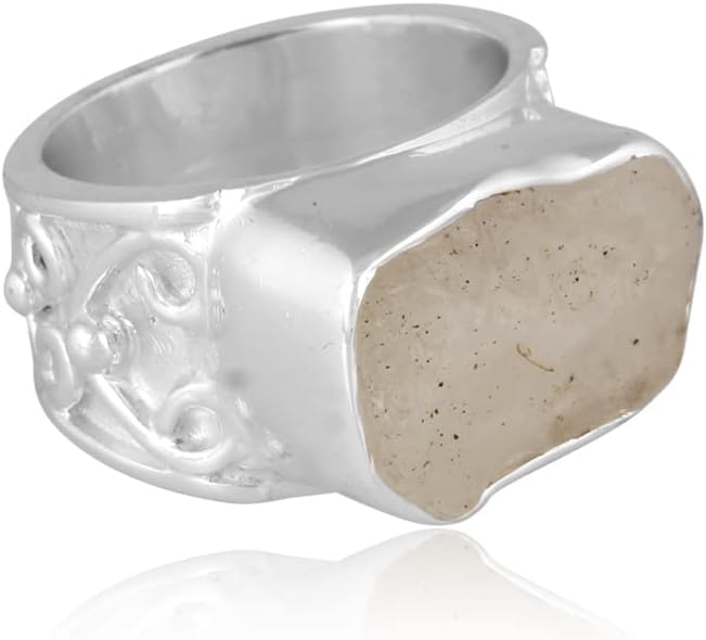 PANOPLY libyan desert glass ring, libyan desert glass jewelry ring, handmade ring, raw gemstone ring, ring for women, gift for her