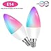 Produktbild Smart E14 intelligente Glühbirne, ZHENREN WiFi LED-Kerzenlampen, 4,5W RGBCW 2,4GHz 320 Lumen dimmbar, kompatibel mit Alexa, Google Assistant und IFTTT, kein Konzentrator erforderlich,2er Pack