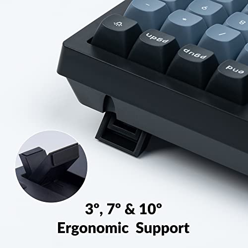 Image of Keychron K4 Pro Custom Wireless Mechanical Keyboard, 96 Keys Hot-swappable QMK /VIA Programmable Macro with K Pro Red Switch RGB Backlit Compatible Mac Windows Linux - Black