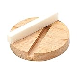 INOOMP Resonator gitarrenbrücke und Sattel aus Ahornholz und Ochsenknochen Langlebiges Gitarren...