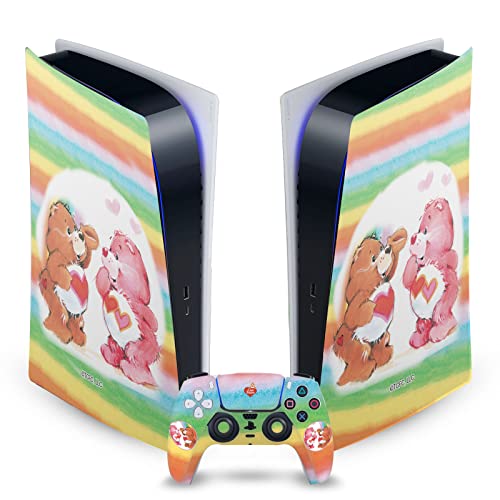 Plaque frontale PS5 Digital Care Bears pour un salon gaming coloré