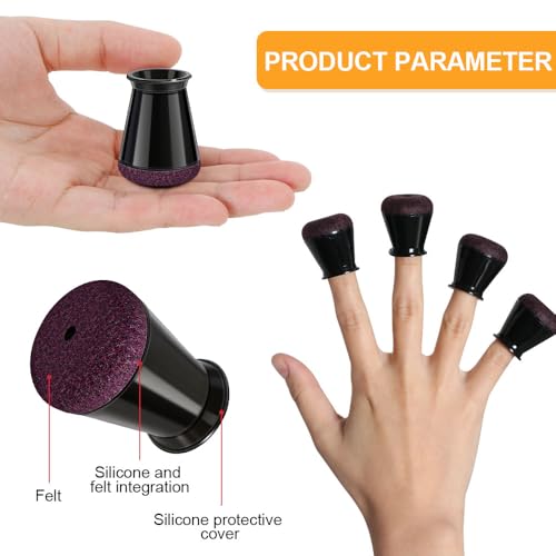 Image of 32 Pcs Chair Leg Protectors for Hardwood Floors, Silicone Felt Furniture Leg Cover Pad for Protecting Floors from Scratches and Noise, Smooth Moving,Black X-Small(Fit Round Diameter:8 /16''-15 /16'')