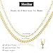 Moodear Gold Necklace for Women Trendy Chunky 14K Gold Plated Layered Necklace Cuban Link Paperclip Chain Choker Necklace for Women Trendy Fashion Jewelry
