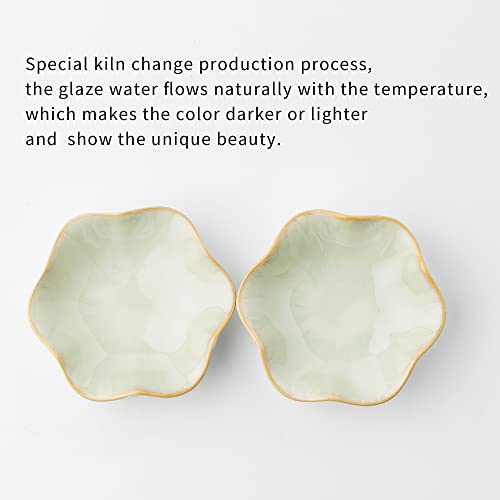 Jewelry Dish Tray, Ring Dish, Ceramic Trinket Tray, Key Bowl, Decorative Plate, for Friends Sisters Daughter Mother(Light Green) - Image 8