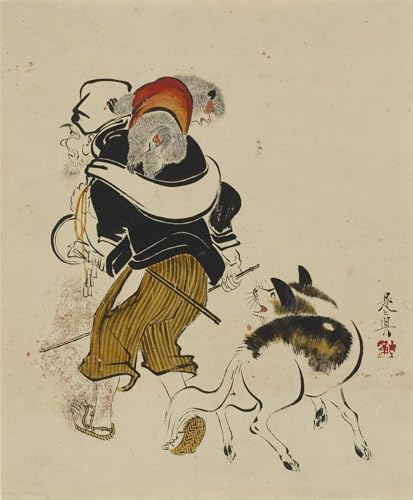 Peinture murale Shibata Zeshin, l'art abstrait dans votre salon