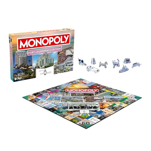 Monopoly Board Game - Fort Lauderdale FL Edition