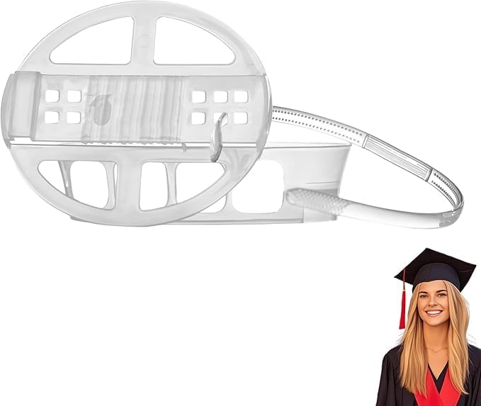 Graduation Cap Headband, Grad Cap Headband Keep Your Natural Hair on Grad Day,Grads Caps Remix for Secure Caps