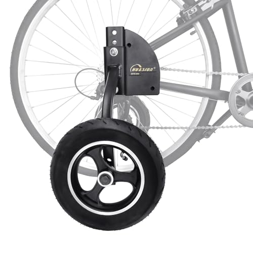 HUASION Adult Training Wheels with Stabilizers Kits Fit 24 Inch to 29 Inch for Quick-Release Electric 700C & Variable Speeds Bikes Bike Stabilizer Support 220lbs