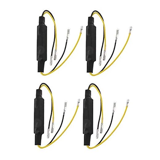 4 st Motorcykelbelastningsresistorer Led-blinkers Led-blinkersindikator Motstånd Led-motstånd 12V Universal Led Resistance Turn Signal