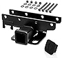 Tyger Auto TG-HC2J001B Hitch & Cover Kit Custom Fit 2007-2018 Jeep Wrangler JK 2 Door & 4 Door Unlimited Factory Style 2 inch Rear Receiver Hitch Tow Towing Trailer Hitch