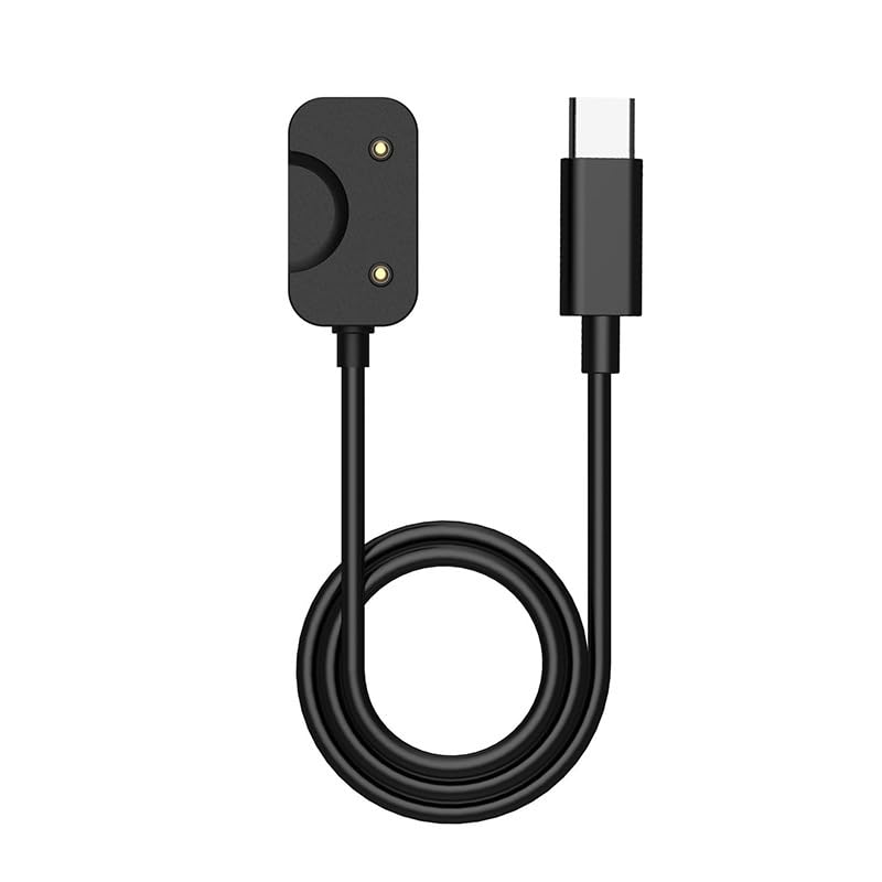 Image of Charger Cable Compatible with Samsung Galaxy Fit 3 USB-C Magnetic Replacement Charging Cable Cord Accessory - Replacement Charging Cable (Black, 100cm)