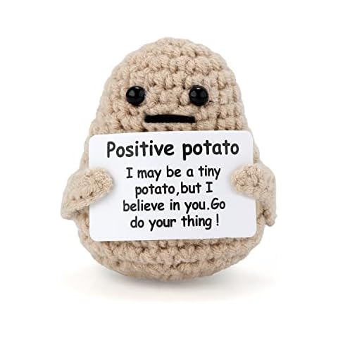 TOYMIS Positive Knitted Potato Toy Cover