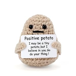 Mini Humorous Knitted Wool Potato T...