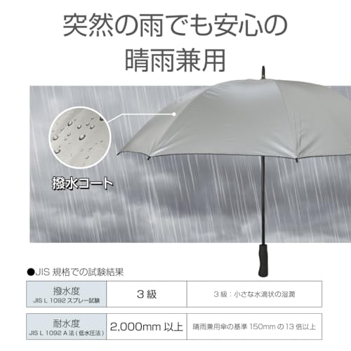 [ティゴラ] 小物 ゴルフ傘 晴雨兼用 日傘 男性 大型 遮熱 UVカット99％ 男女兼用 スポーツ観戦 6枚目