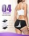 TANSTC Cotton Period Underwear Women Heavy Flow Leakproof Postpartum Teens Hipster Briefs 3 Pack Black L