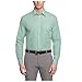 Van Heusen Men's Dress Shirt Regular Fit Poplin Solid, Leaf, 15.5