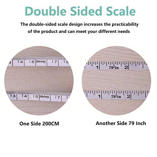 Tape Measure,3 Pack Soft Sewing Tape Measure For Body Measuring, 79 Inchs Mini Measurement Tape,Premium Retractable Fabric And Cloth Tape Measure, Handy (Pink/Green/Blue) #TOP1