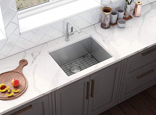 Image of Ruvati 21-inch Undermount Tight Radius 16 Gauge Stainless Steel Bar Prep Kitchen Sink Single Bowl - RVH7121