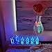 Produktbild RYUNQ LED Nixie Tube Clock, LED Digitaluhr, wecker digital, Vintage Uhr Tisch, 6-stellig mit Innenlichterkennung, USB Typ C mit Strom versorgt, Geschenke für Kinder Ehemänner, Farbe einstellbar